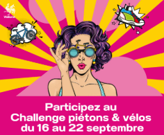 Challenge piétons et vélos organisés par la Wallonie